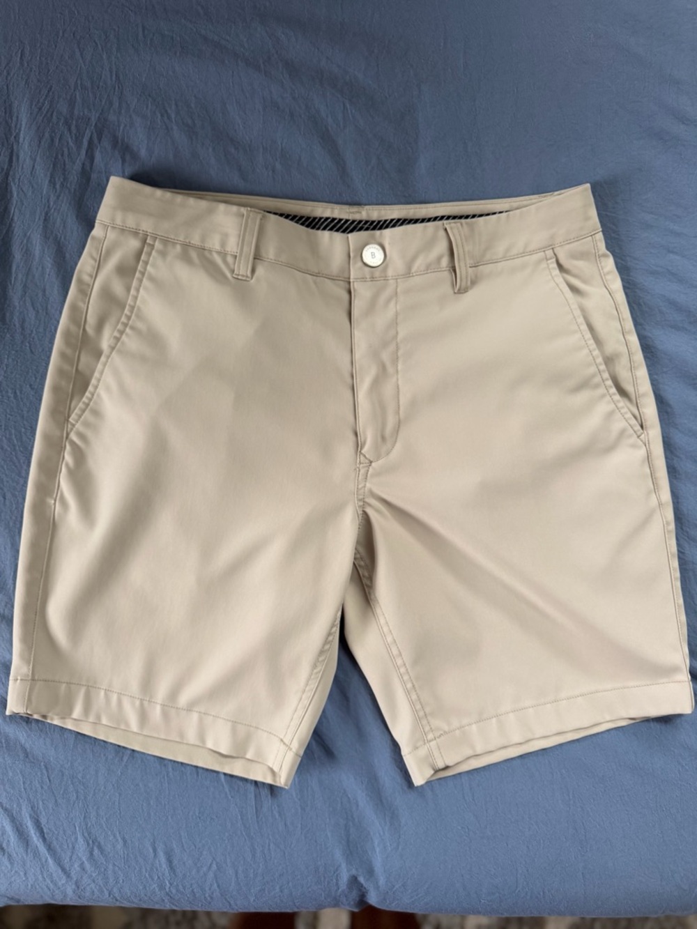 Bonobos Men’s Khaki Performance Golf Shorts - 8”